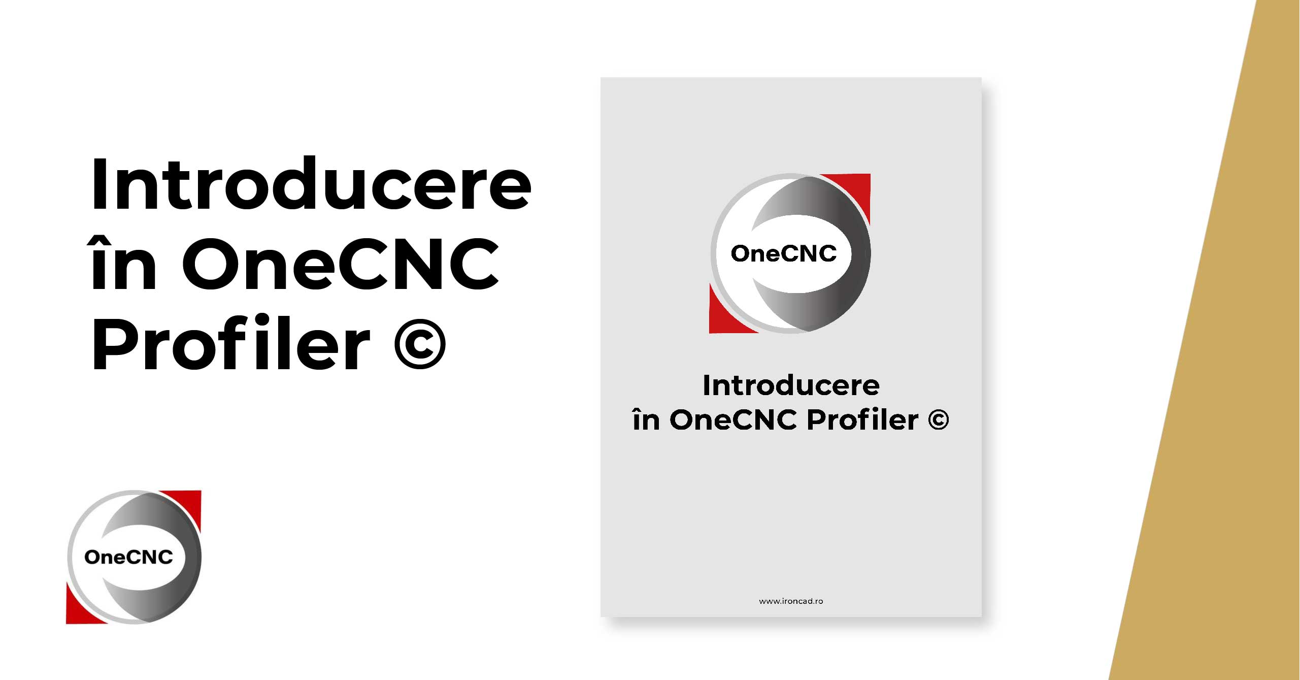 Manual utilizare – Introducere OneCNC